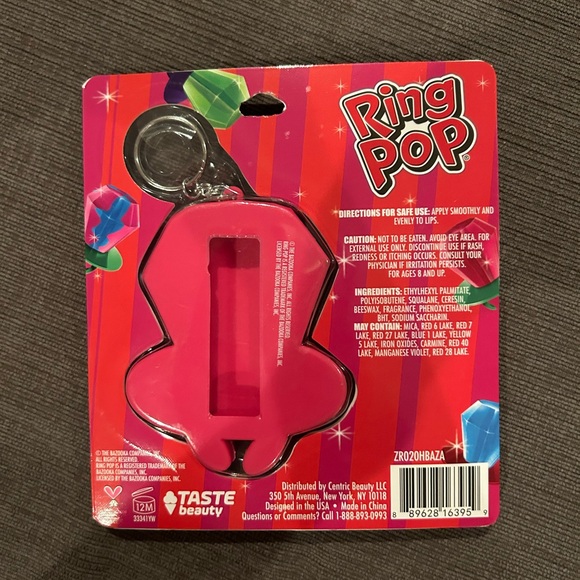 Ring Pop flavored Lip Balm & Keychain - Picture 2 of 3